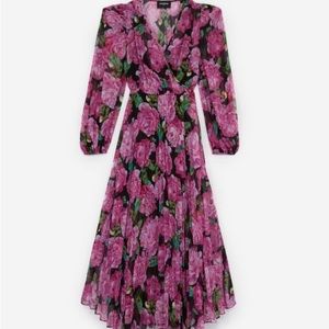 The Kooples Winter Peonies Dress